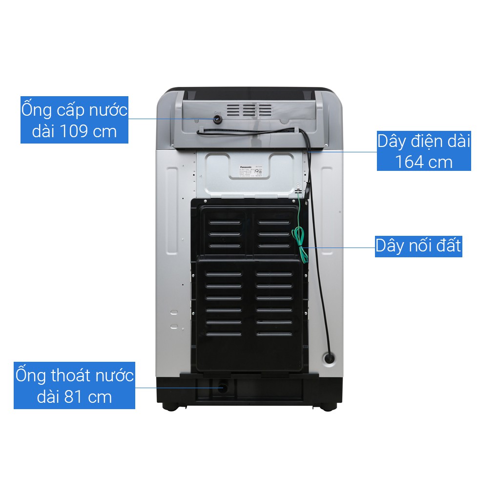 - Máy Giặt Cửa Trên Panasonic 12KG NA-FD11XR1LV- Hàng Chính Hãng