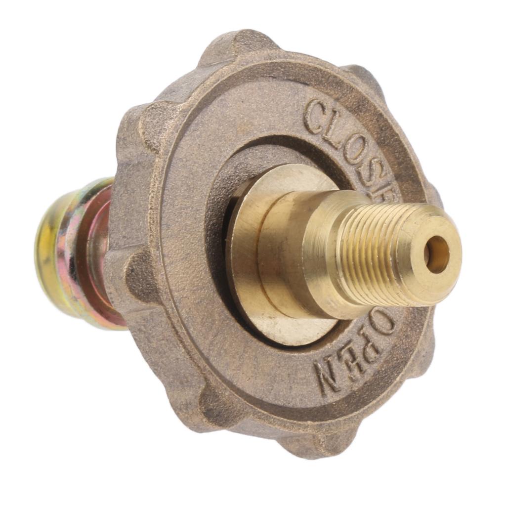 Metal Camping Gas Propane Tank Connection Adapter Coupler for 2 Stoves A