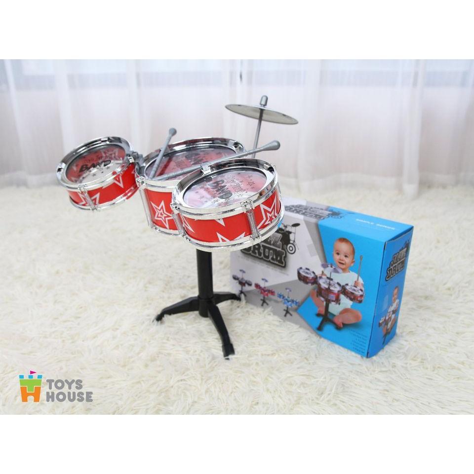 Đồ chơi hướng nghiệp - Bộ trống Jazz Drum cho bé Toyshouse - Nhạc cụ, âm nhạc cho bé yêu