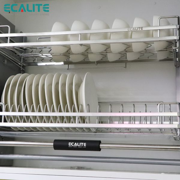 Kệ chén di động tủ trên Lift-Basket Ecalite EL-BL70SS