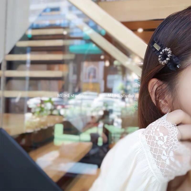 Kẹp tóc voan phối đá