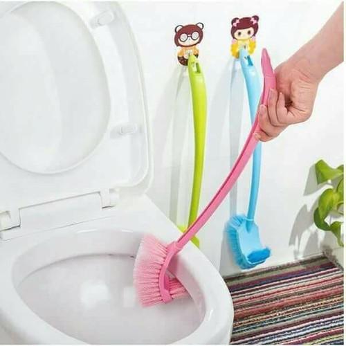 Chổi cọ toilet, vệ sinh 2 đầu tiện ích