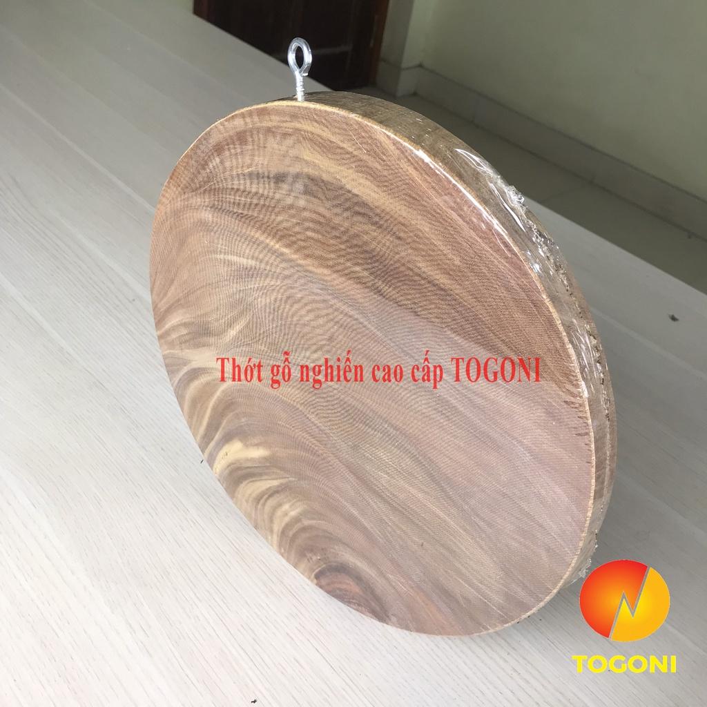 THỚT GỖ NGHIẾN TRÒN ĐƯỜNG KÍNH 29CM DÀY 2CM, GỖ NGHIẾN TÂY BẮC KHÔNG TÂM, KHÔNG LÊN MÙN, KHÔNG NỨT NẺ