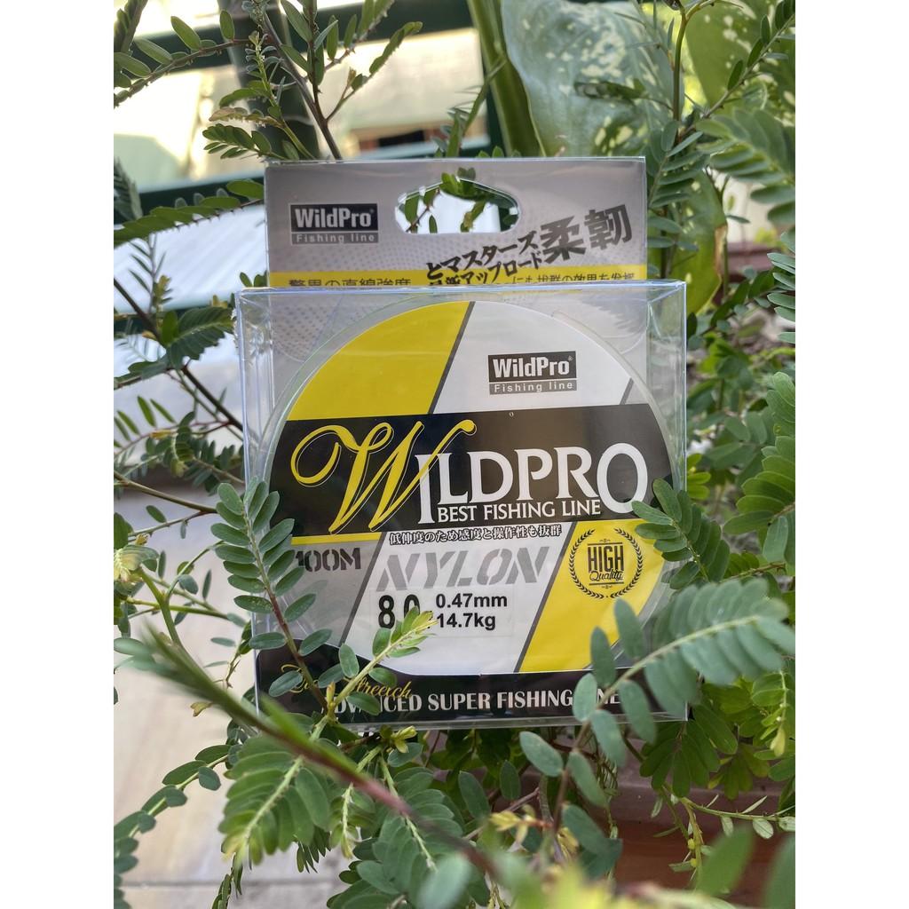 Cước Câu Cá Wild Pro 100M Dòng Cước Tàng Hình, Độ Tải Cá Cao Siêu Bền Do Đại Tín Phân Phối