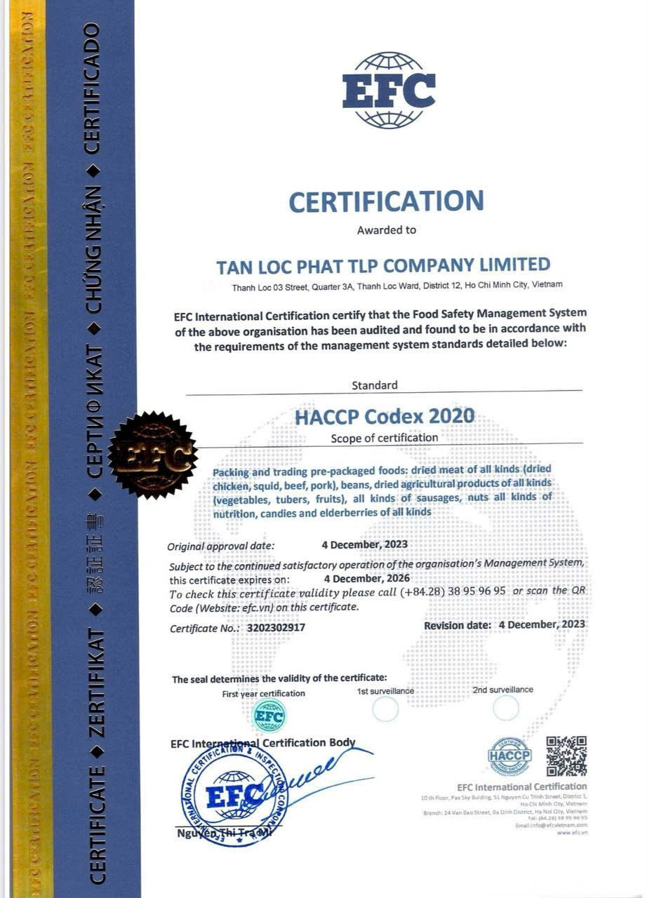 NHÂN HẠT BÍ XANH TÂN LỘC PHÁT