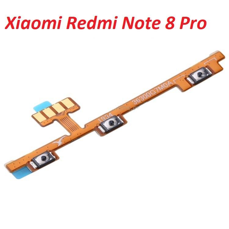 Mạch Nút Nguồn Cho Xiaomi Redmi Note 8 Pro Dây Cáp Nút Nguồn, Tăng Giảm Âm Lượng Linh Kiện Thay Thế