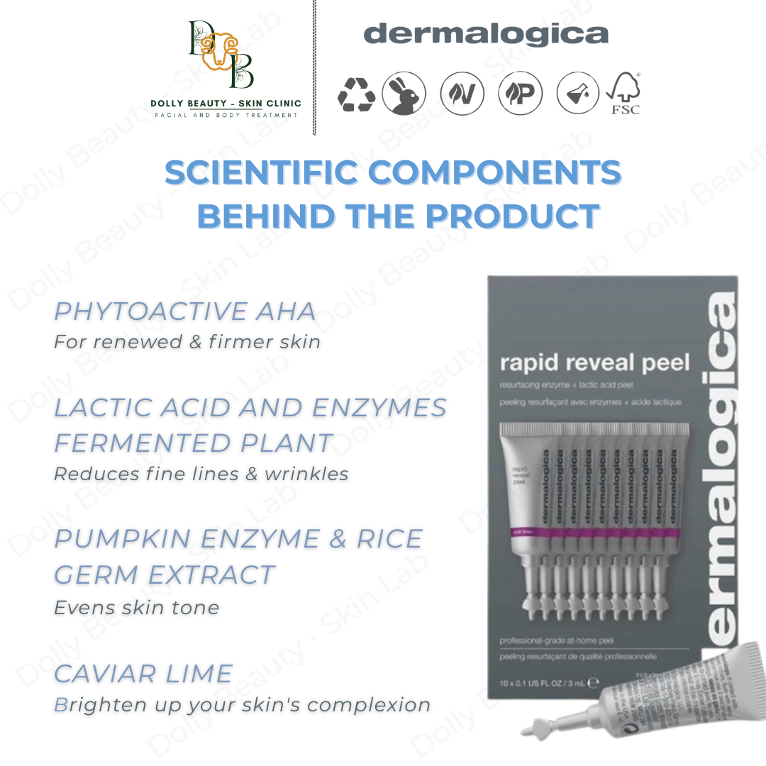 Peel da tại nhà RAPID REVEAL PEEL của Dermalogica - Dolly Beauty