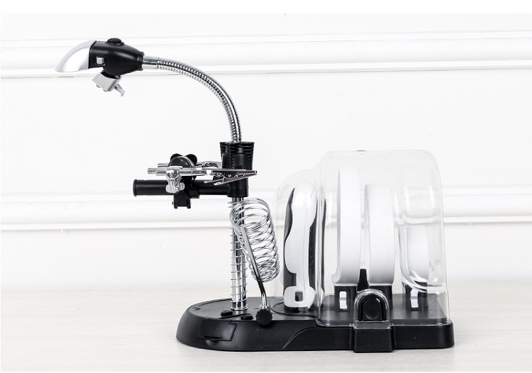 Kính lúp độ phóng đại 2.5x-5x-16x sửa chữa hàn mạch điện tử C5