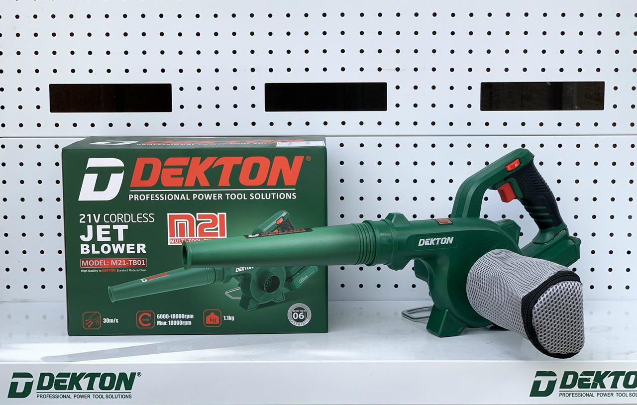 COMBO Máy Thổi Dùng Pin Dekton M21-TB01 KÈM PIN M21-B6A8C VÀ SẠC M21-S25A  -HÀNG CHÍNH HÃNG