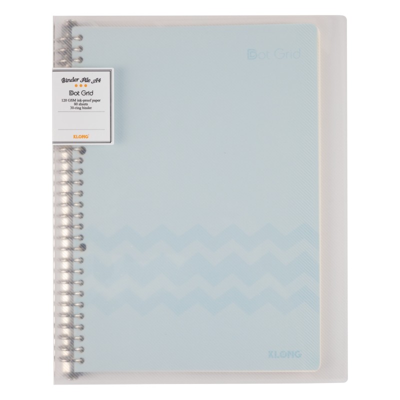 Sổ Binder File Dot Grid sắt 30 chấu A4 - 80 tờ ; MS: 541