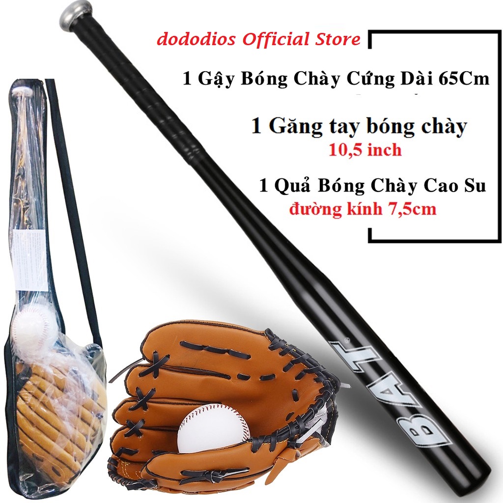 Bộ Đồ Chơi Bóng Chày Mini Cho Trẻ Em Từ 5 – 15 Tuổi Chính Hãng dododios - Kèm Gậy Bóng Chày Cao Cấp