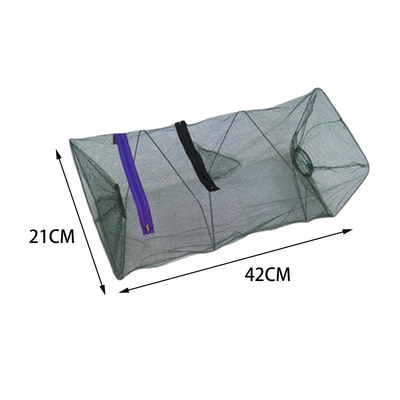 Fishing Net Lobster Net Automatic Folding Portable Easy to Use Upgrade Sturdy for Traveling Outdoor Fish Catching Kids