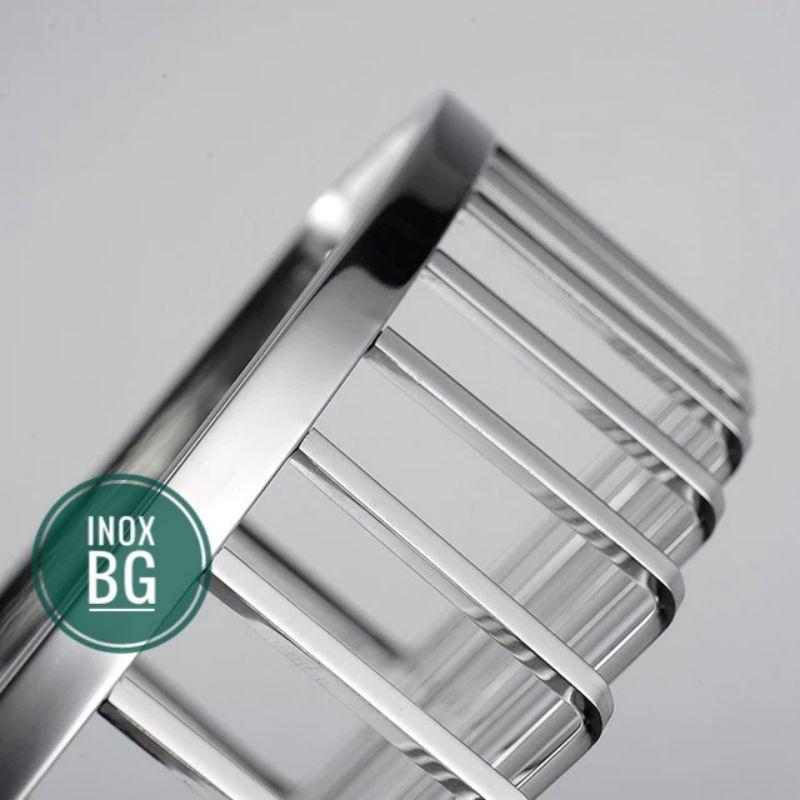 Góc 1 tầng nan vuông chịu nước bóng đẹp