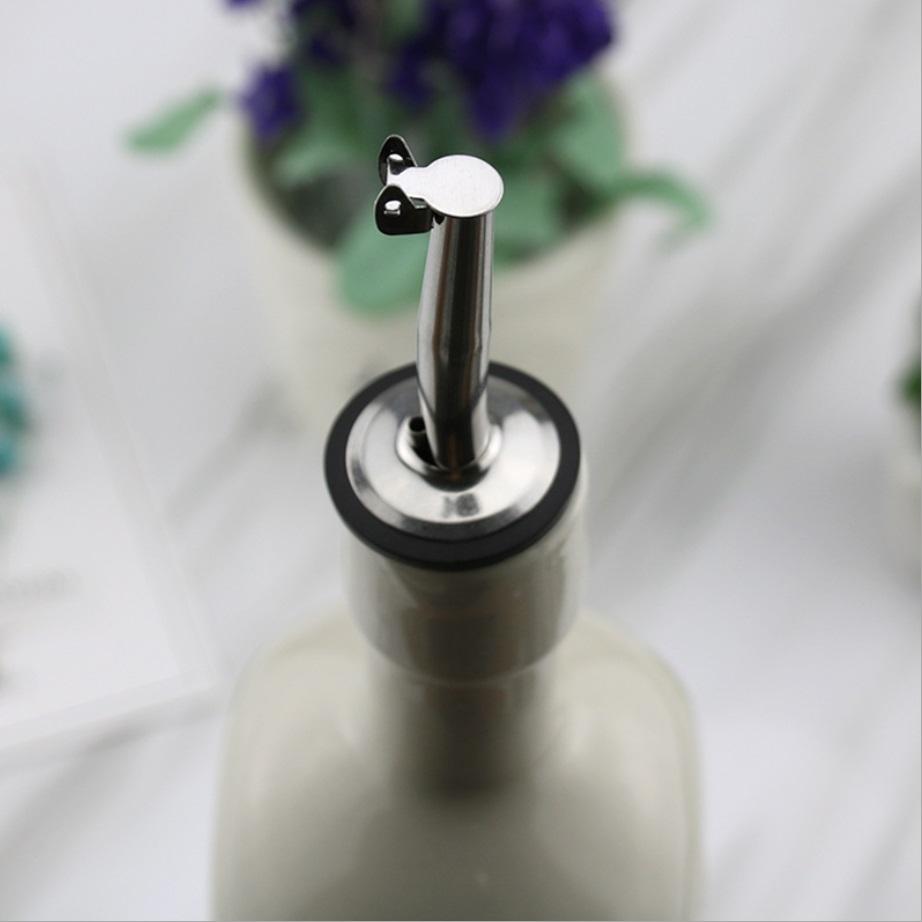 Combo 5 vòi rót rượu, dầu ăn đa năng Inox 304 DandiHome có nắp đậy