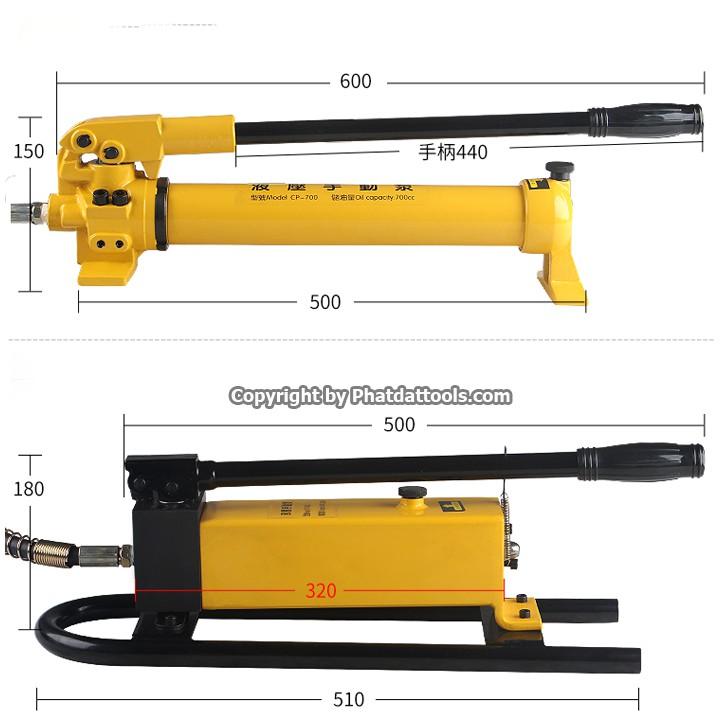 Bơm tay thủy lực CP700 -Tay bơm thủy lực