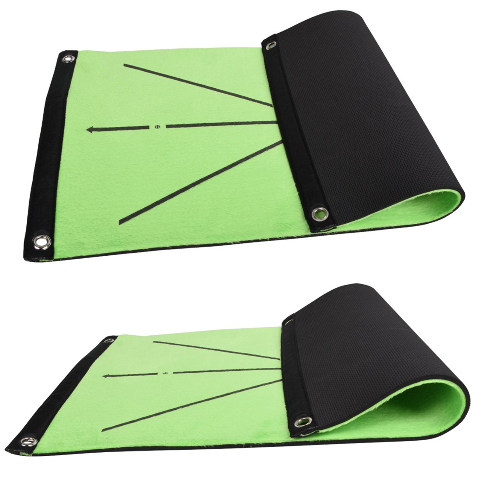 Anti-Slip Golf Mat, Golf Hitting Mat, Neoprene Mat Pad, Golf Swing Chipping Practice Green for Indoor Outdoor Training