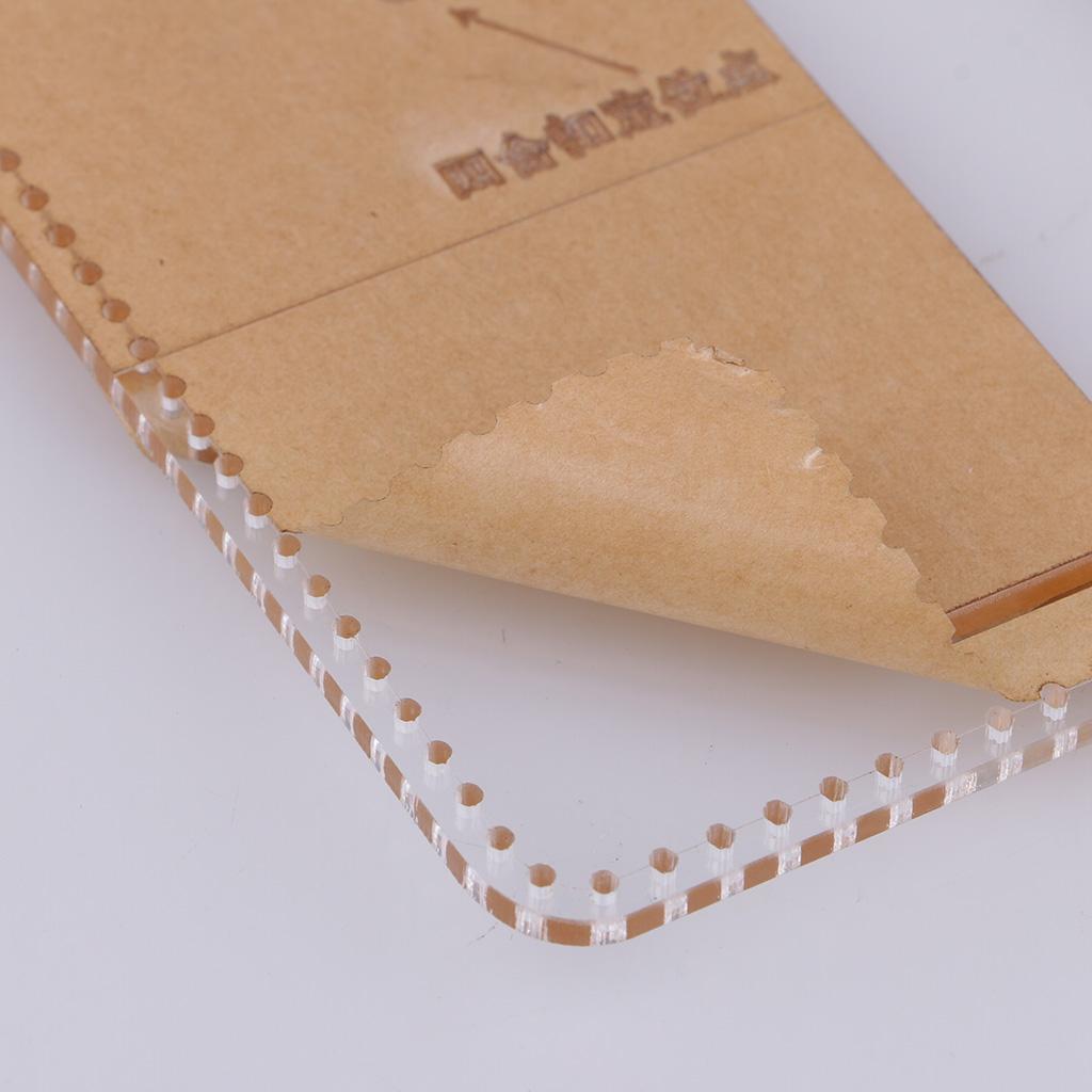Chất Liệu Acrylic Hoa Văn Thủ Công Bản Mẫu Bao Da Chìa Khóa Thời Trang Họa Tiết Da Thủ Công