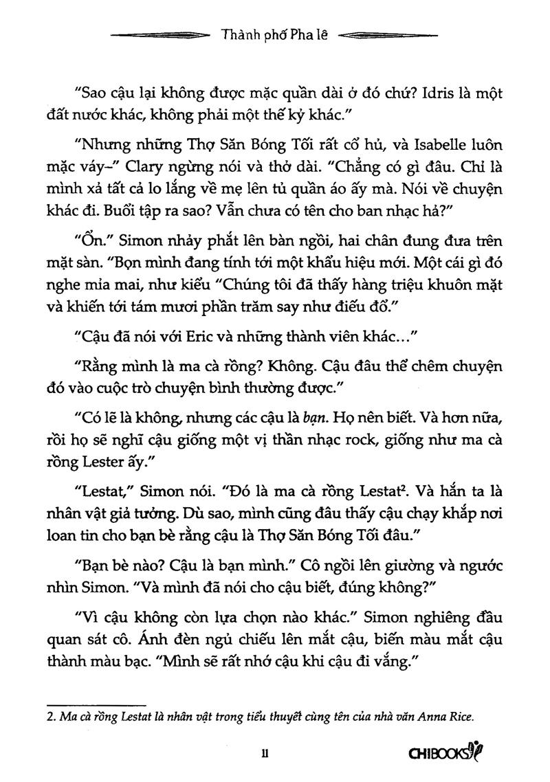 Phần 3 Series Vũ Khí Bóng Đêm: Thành Phố Pha Lê (Tái Bản)