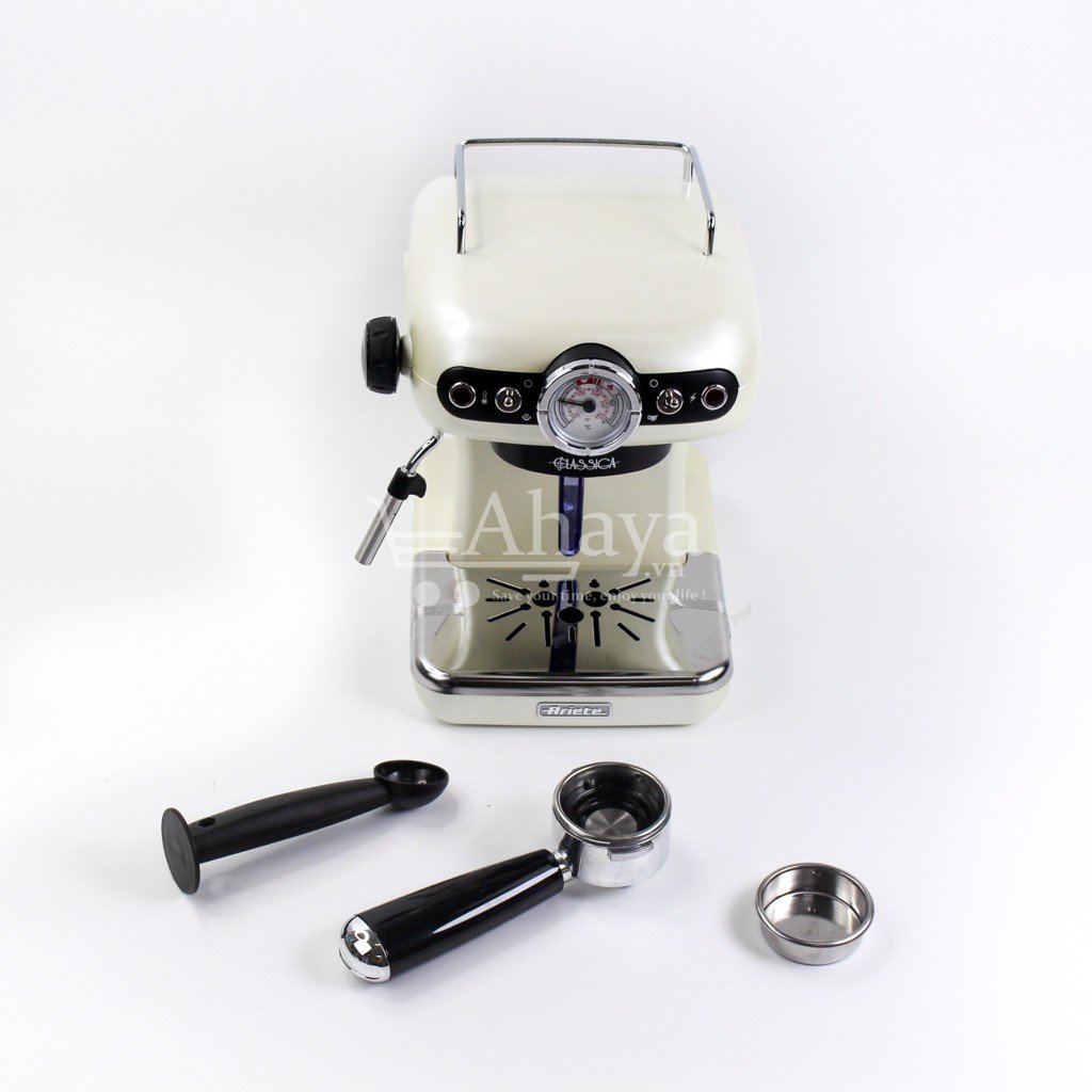 Máy pha cà phê Ariete Espresso Mod 1389 cổ điển 0.9l - Italia - Hàng Chính Hãng