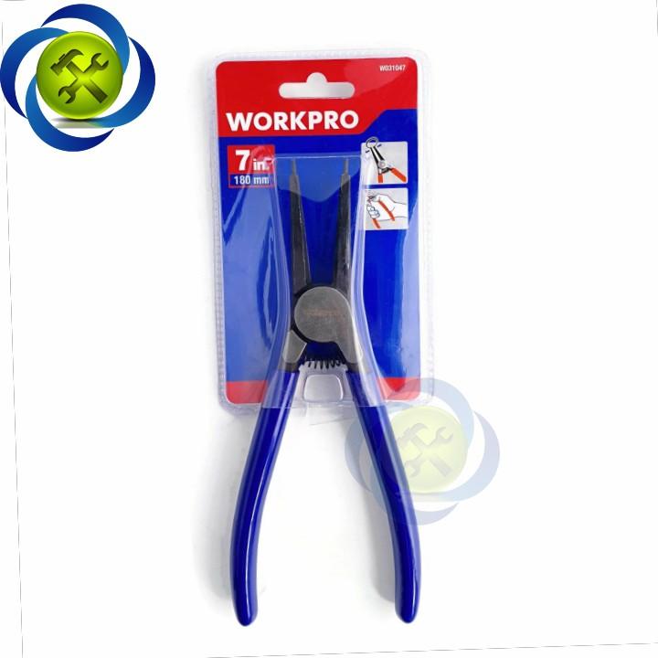 Kìm mở phe ngoài mũi thẳng Workpro W031047