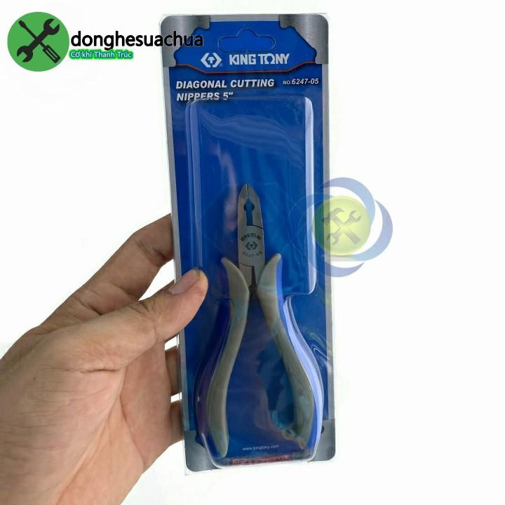 Kìm cắt chân linh kiện Kingtony 6247-05 dài 125mm