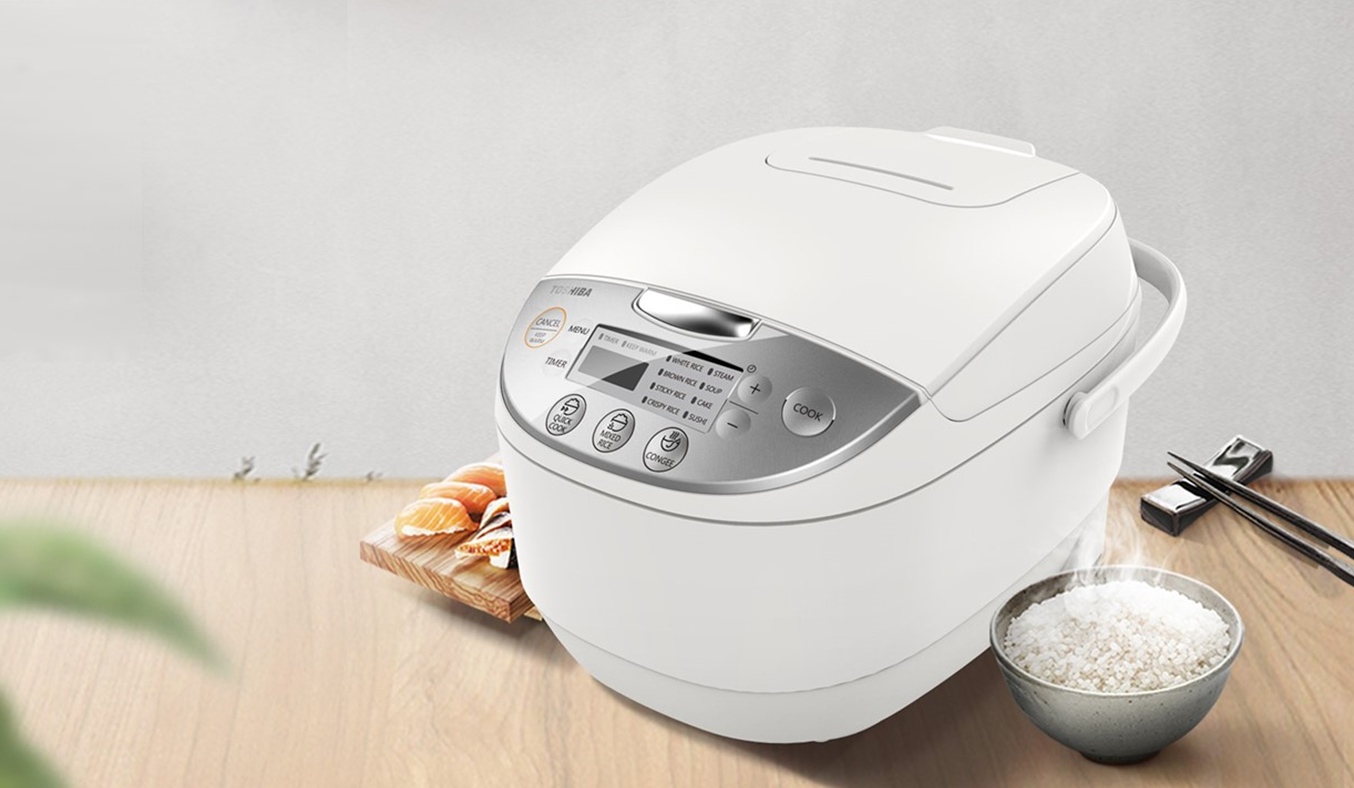 Nồi cơm điện tử Toshiba 1 lít RC-10DH2PV - Hàng chính hãng
