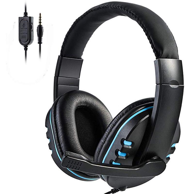 Âm Thanh Stereo Tai Nghe Chơi Game Dành Cho Xbox PS5 PS4 Máy Tính Có Dây 3.5Mm Trên Đầu Game Thủ Headphone Có Mic Điều Khiển Âm Lượng trò Chơi Tai Nghe Chụp Tai