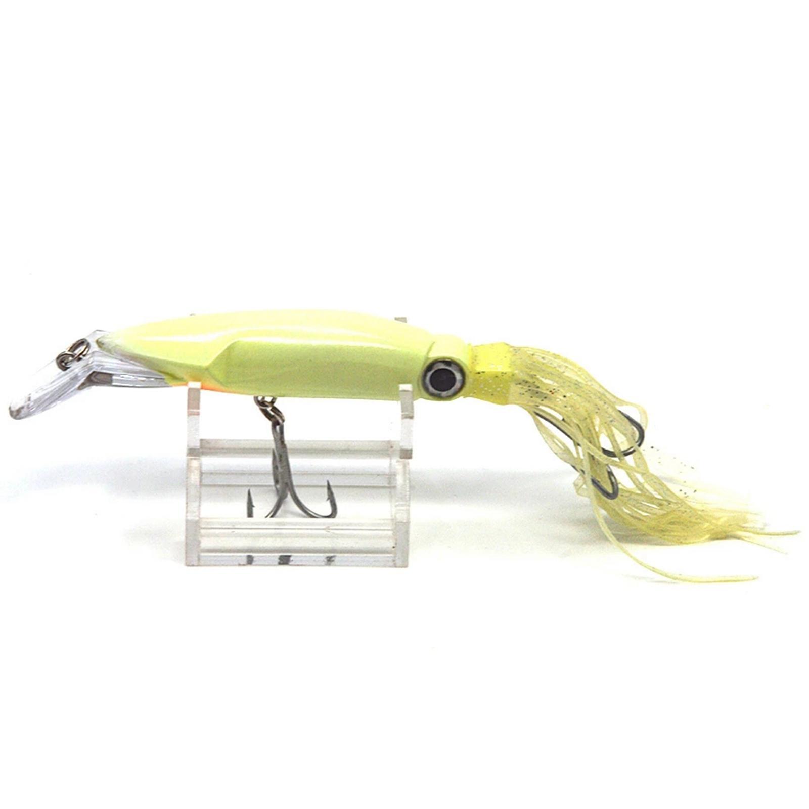 2xLuminous Squid Skirt Octopus Fishing Lures Glow 8.6in for Fishing