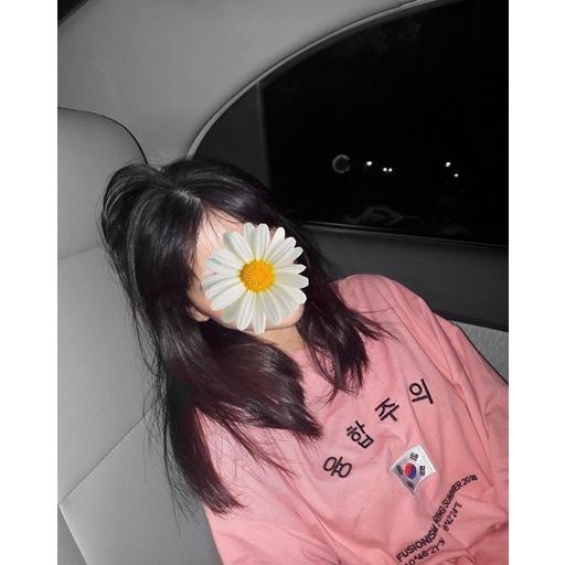Áo Sweater chất da cá thêu Cờ Hàn dài tay freesize dưới 75kg Unisex