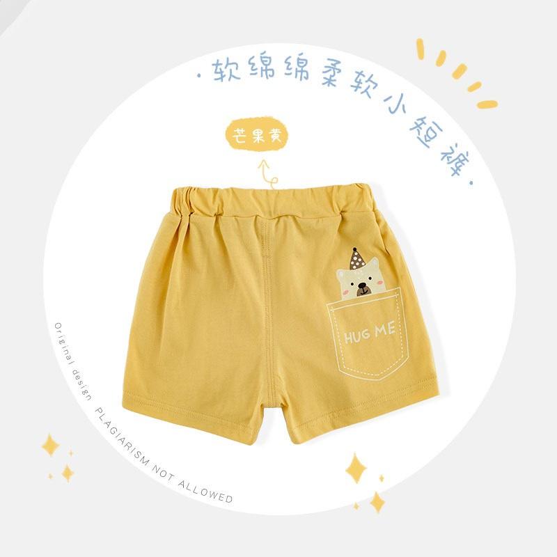 Quần Short Bé Trai Quần Đùi Trẻ Em Thú Hoạt Hình Vải Cotton Cao Cấp Co Giãn 4 Chiều Cho Bé 8-25kg - SUMO KIDS