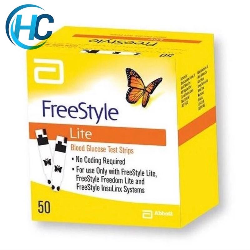 Que Thử Đường Huyết Freestyle Lite (Hộp 50 - 100 que