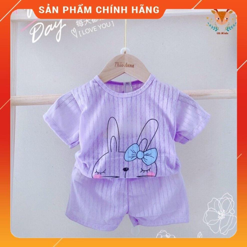 Thời trang quần áo trẻ em cao cấp đồ bộ cộc tay cotton giấy cho bé trai bé gái từ 5 - 15 kg