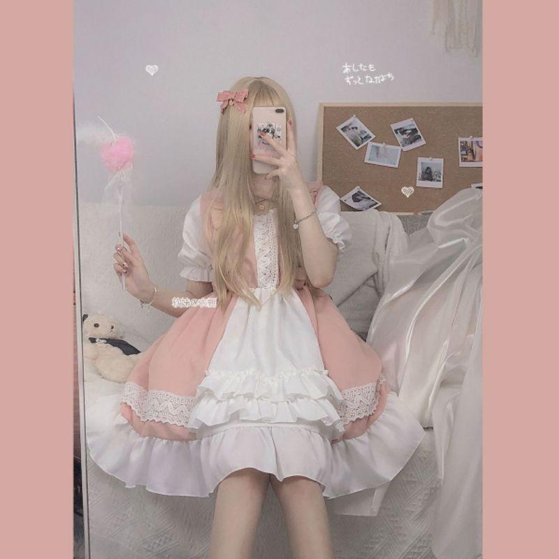 (Có Sẵn) Váy lolita siêu xinh (Kèm Ảnh Thật) VIDEO SHOP TỰ QUAY