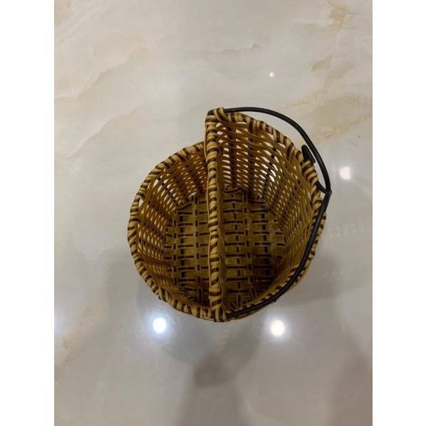 Ống đũa nhựa giả mây tròn