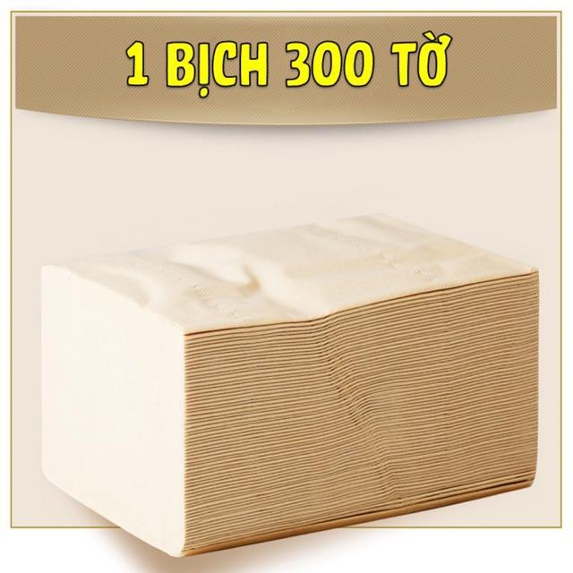 Combo 10 gói giấy ăn gấu trúc Sipiao không chất tẩy trắng
