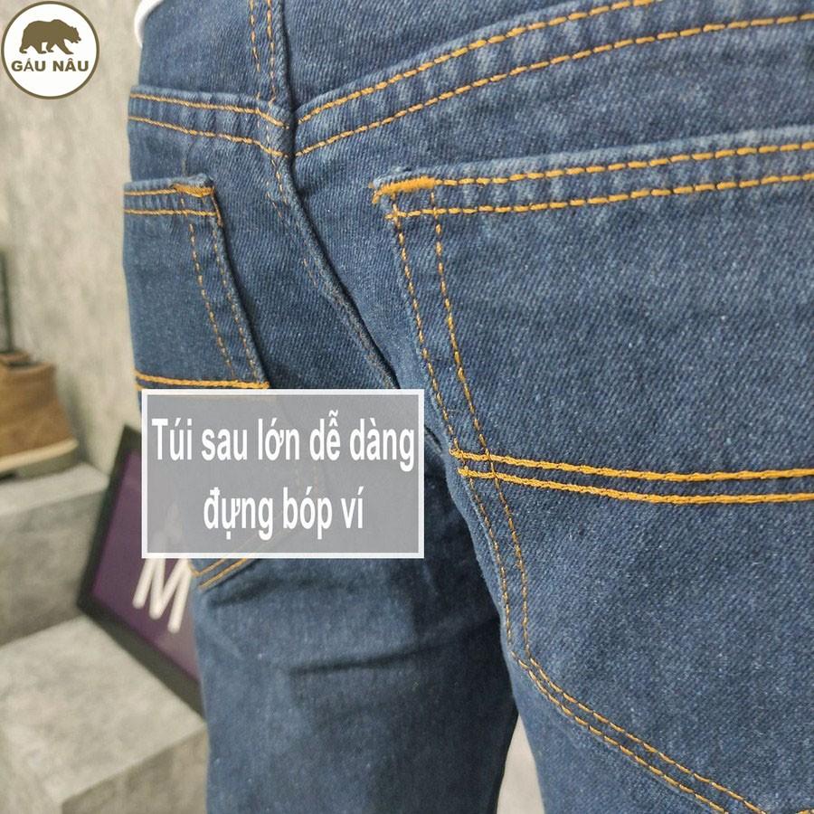 Quần short jean nam GN393 màu chuẩn đẹp Gấu Nâu