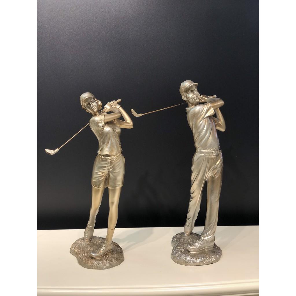 Đồ Decor Tượng Golf trang trí Golf01w chất liệu