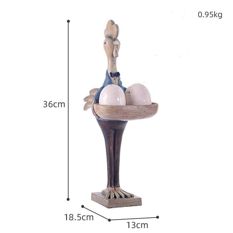 Tượng Gà Trang Trí Nhà Bếp, Sân Vườn, Để Bàn