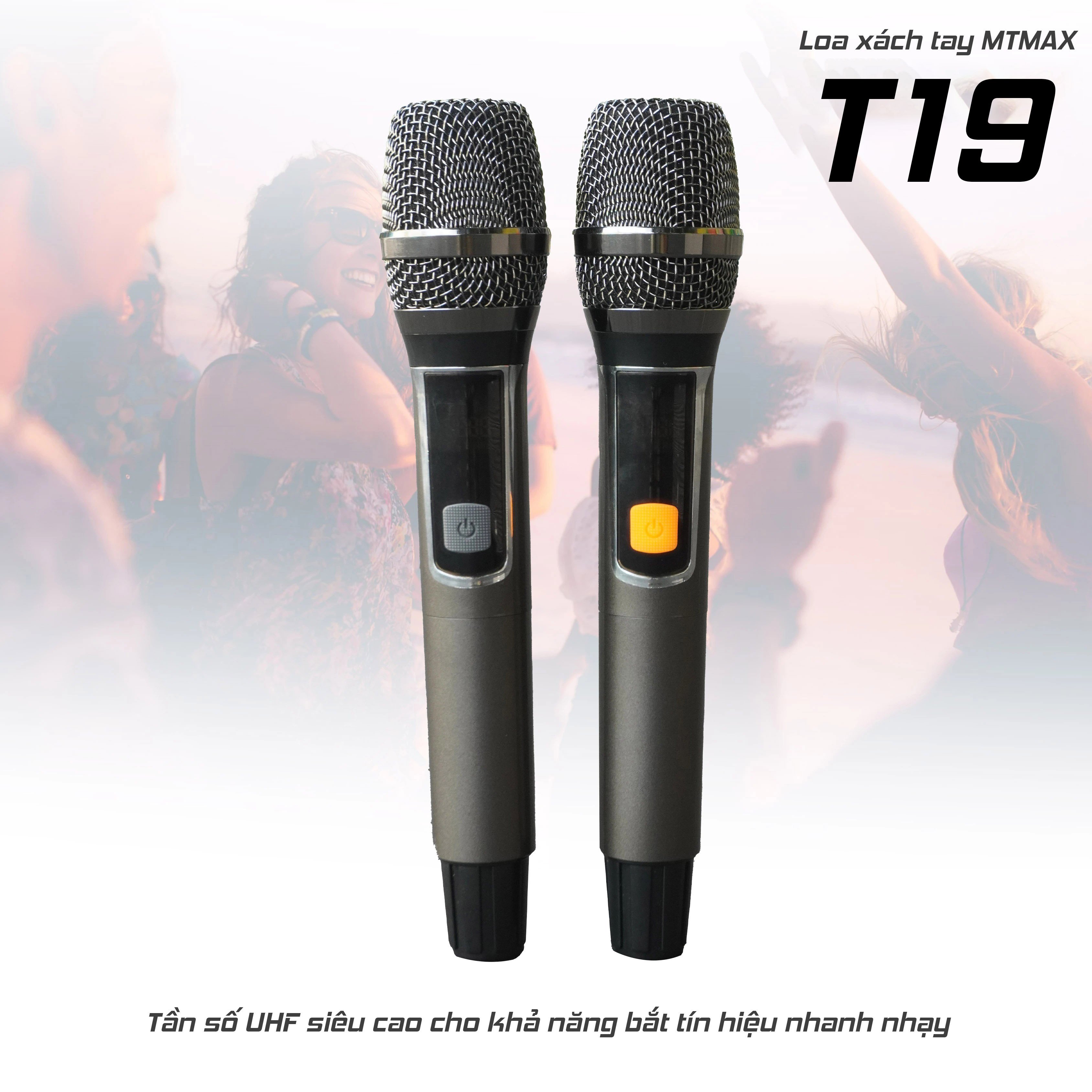 Loa kéo xác tay T19 l Loa kéo xách tay bass 25 âm siêu trầm công suất 300w - loa bass 25cm -treble