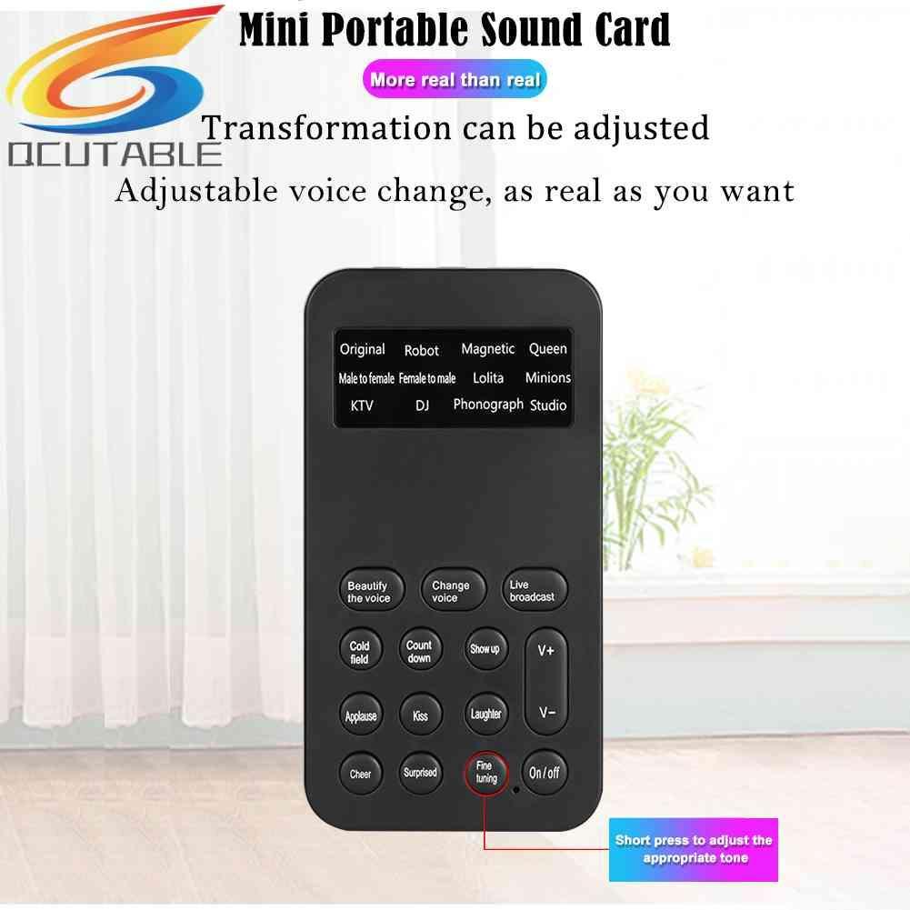 Bộ Loa Không Dây Mini Hỗ Trợ Live Changer Sound Card