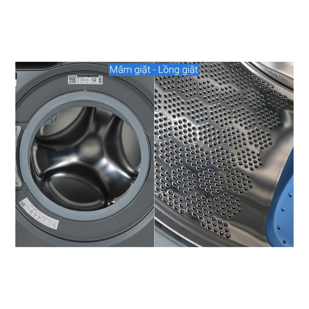 Máy giặt cửa trước Electrolux Inverter 10.0kg EWF1024M3SB - Hàng Chính Hãng