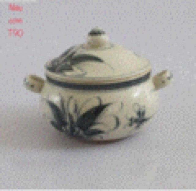 Set đĩa hoa mặt trời men rạn giả cổ vẽ tay