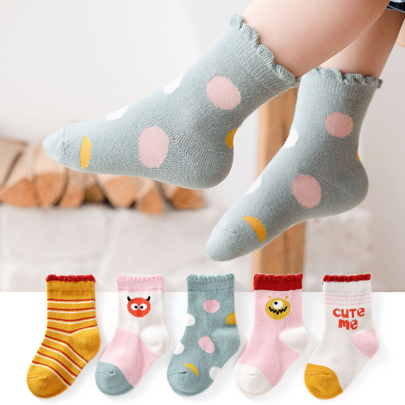 SÉT 5 ĐÔI TẤT CAO CỔ CHO BÉ TRAI BÉ GÁI SIÊU ĐẸP HÀNG CAO CẤP