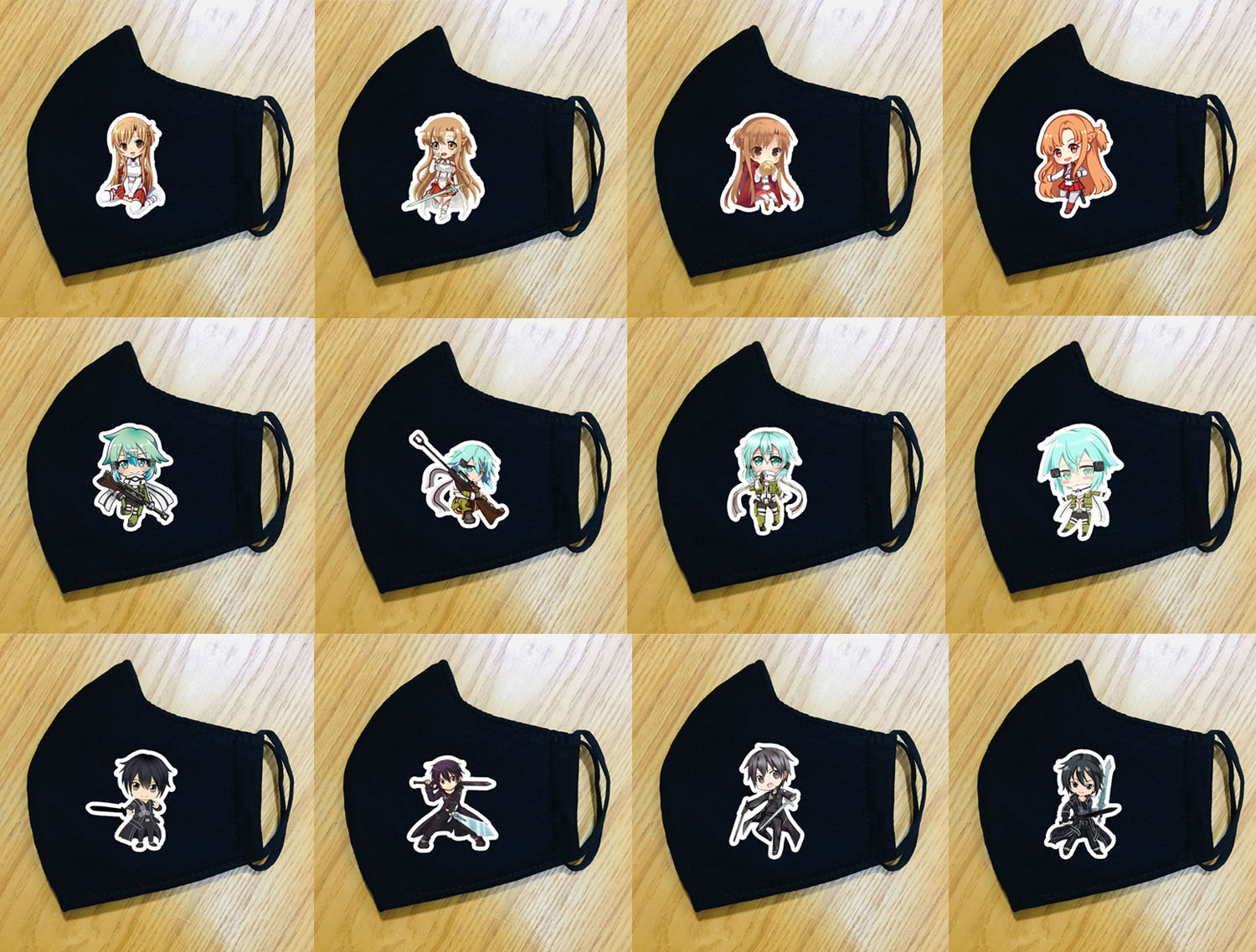 KHẨU TRANG Sword Art Online nhiều nhân vật