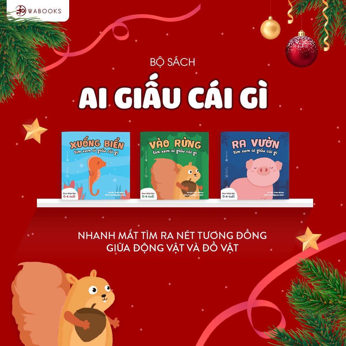 Sách Ehon Học Nói - Combo 9 cuốn Âm thanh và Ai giấu cái gì - Cho bé từ 0-3 tuổi