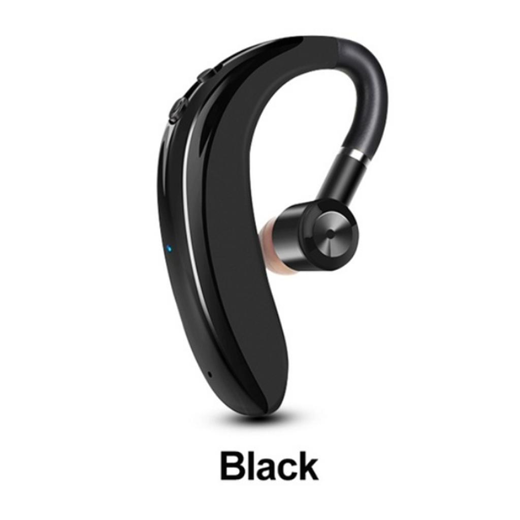 Bluetooth Waterproof -hook Headset Earphone Earbuds with Mic Black
