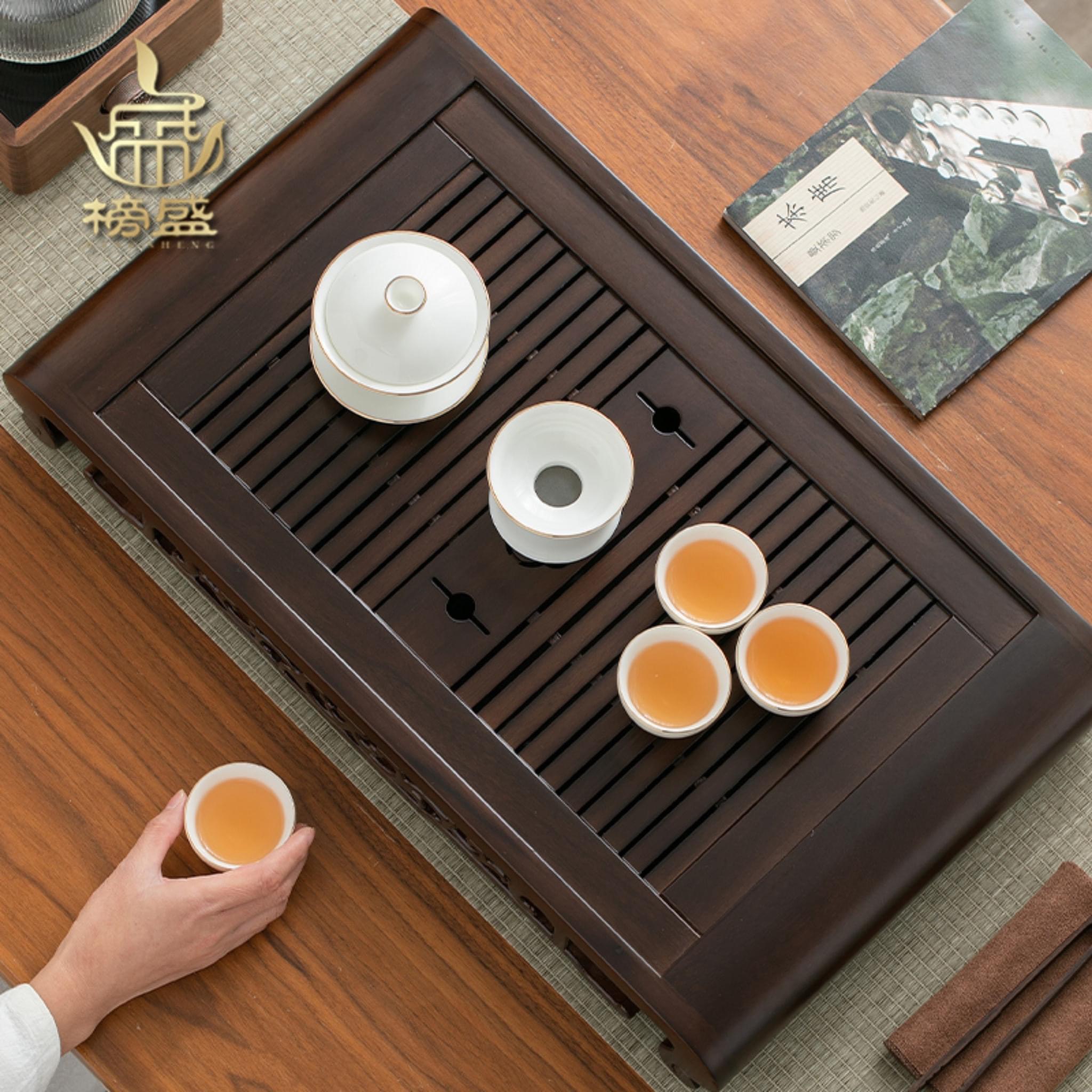 Khay trà gỗ hắc đàn