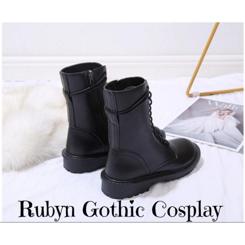 Giày Boots Chiến Binh khóa kéo cổ cao cá tính ( size 35 - 40 ) SN300