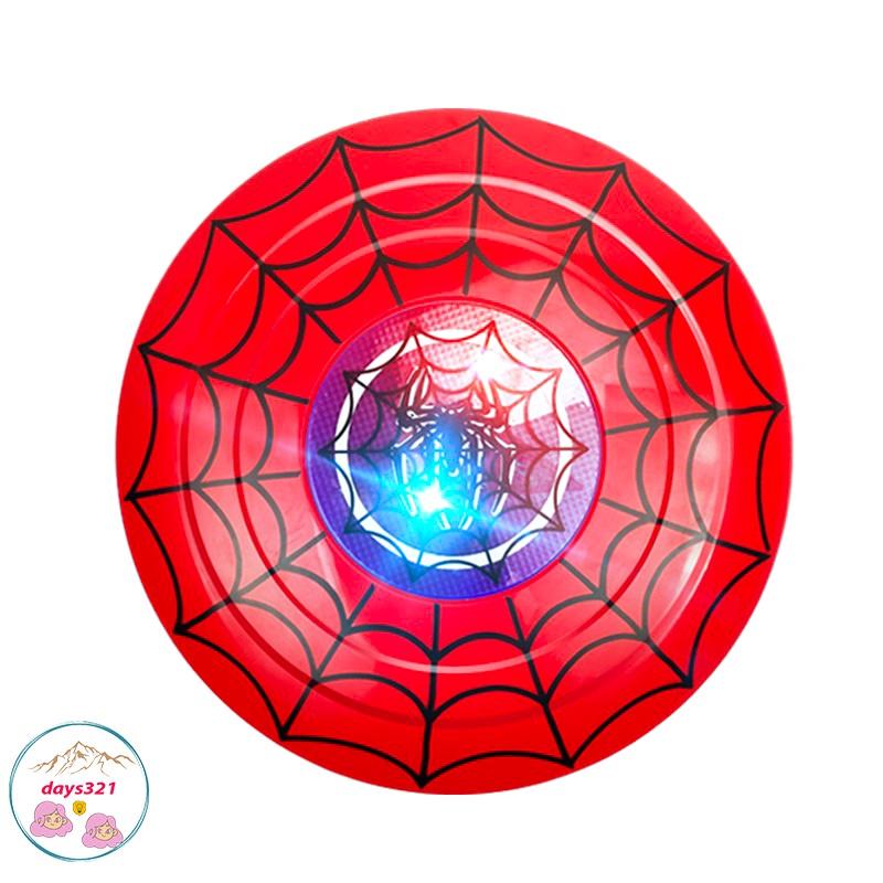 Khiên Phát Sáng Người Nhện Spiderman Có Đèn Nhạc Đội Trưởng Mỹ Cho Bé Hóa Trang Halloween