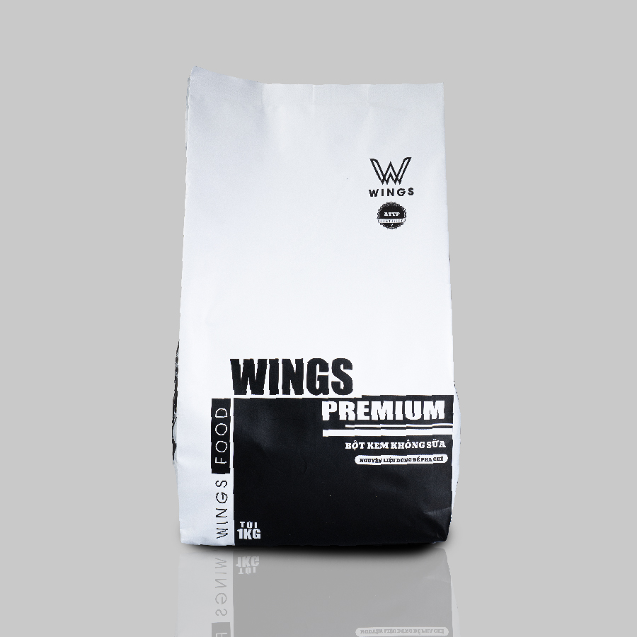 Bột kem không sữa Wings Premiums 1 kg - Bột pha trà sữa cao cấp